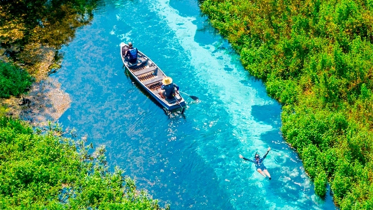Flutuação Rio Sucuri